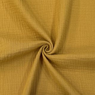 Tetra Tkanina/Muslin dark ochre ORGANIC