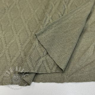 Pletenina jacquard Diamond army