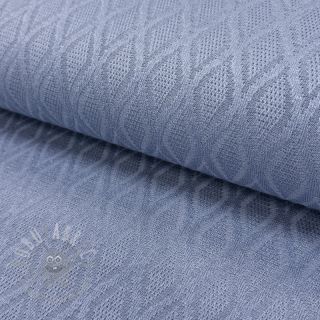 Pletenina jacquard Diamond baby blue