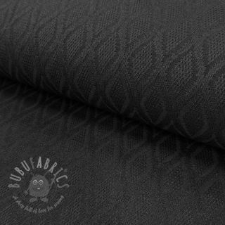 Pletenina jacquard Diamond black