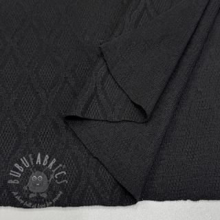 Pletenina jacquard Diamond black