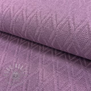 Pletenina jacquard Diamond lavender