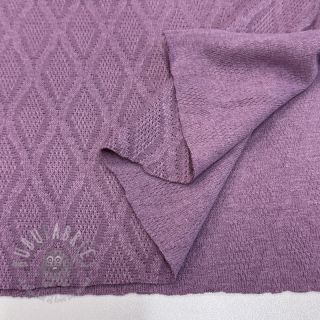 Pletenina jacquard Diamond lavender