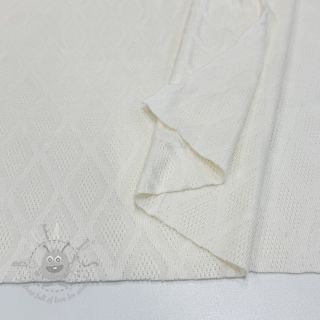 Pletenina jacquard Diamond off white