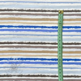 Pamuk Small stripes Snoozy old blue