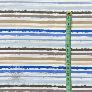 Pamuk Small stripes Snoozy old blue