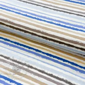 Pamuk Small stripes Snoozy old blue