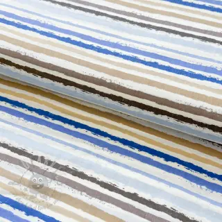 Pamuk Small stripes Snoozy old blue