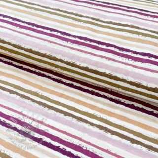 Pamuk Small stripes Snoozy old pink