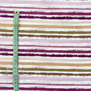 Pamuk Small stripes Snoozy old pink