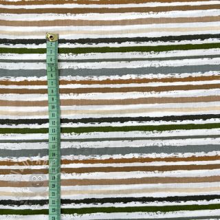 Pamuk Small stripes Snoozy old green