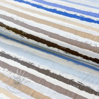 Pamuk Big stripes Snoozy old blue