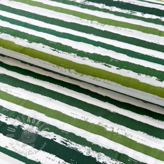 Pamuk Big stripes Snoozy camo green