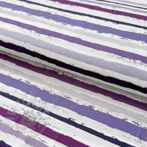 Pamuk Big stripes Snoozy violet