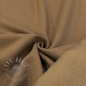 Triko materijal čupav dusty brown