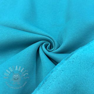 Triko materijal čupav petrol