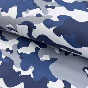 JEANS DENIM STRETCH Camouflage blue