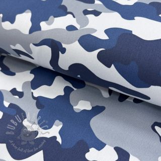 JEANS DENIM STRETCH Camouflage blue