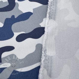 JEANS DENIM STRETCH Camouflage blue