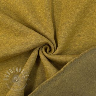 Triko materijal čupav MELANGE ochre