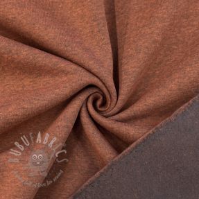 Triko materijal čupav MELANGE brick