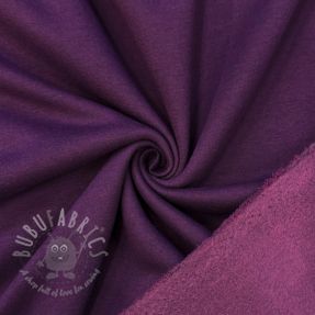 Triko materijal čupav MELANGE bordeaux