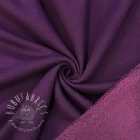 Triko materijal čupav MELANGE bordeaux