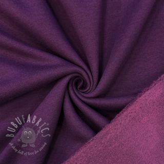 Triko materijal čupav MELANGE bordeaux