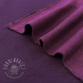 Triko materijal čupav MELANGE bordeaux