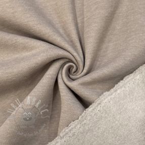 Triko materijal čupav MELANGE sand