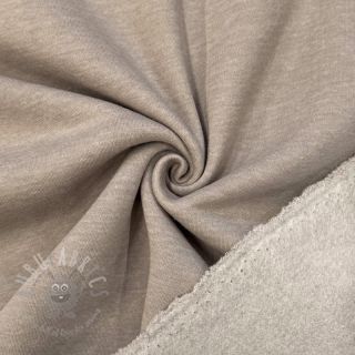 Triko materijal čupav MELANGE sand