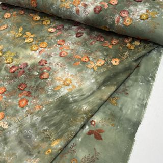 Pamuk TIE DYE EMBROIDERY Poppy design O