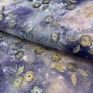 Pamuk TIE DYE EMBROIDERY Poppy design T