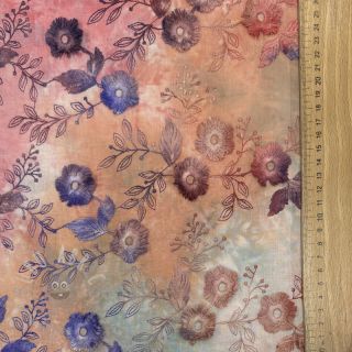 Pamuk TIE DYE EMBROIDERY Poppy design R