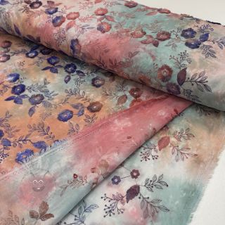 Pamuk TIE DYE EMBROIDERY Poppy design R