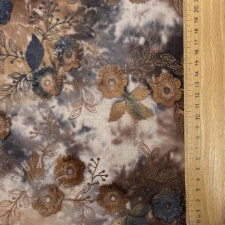 Pamuk TIE DYE EMBROIDERY Poppy design M