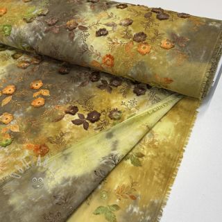 Pamuk TIE DYE EMBROIDERY Poppy design P