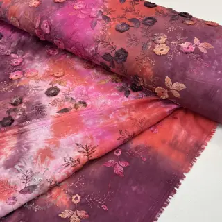 Pamuk TIE DYE EMBROIDERY Poppy design Q