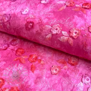 Pamuk TIE DYE EMBROIDERY Poppy design U