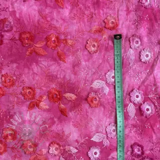 Pamuk TIE DYE EMBROIDERY Poppy design U
