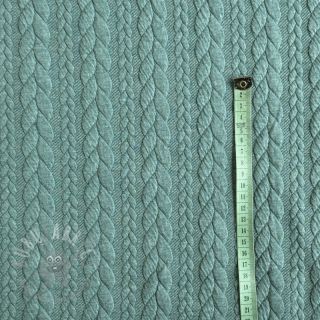 Pletenina jacquard Cably dark green