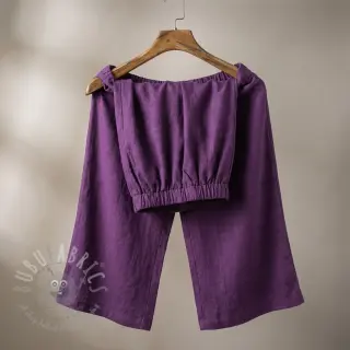 Laneno prano dark purple