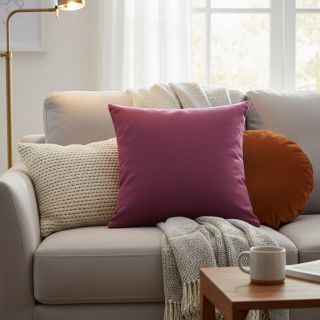 Laneno prano wine red