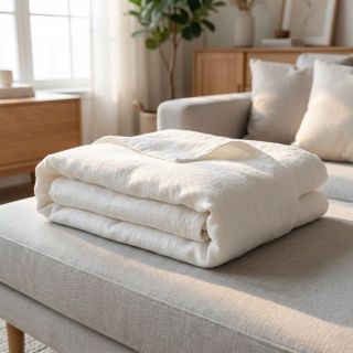 Lan predpran STONEWASHED PREMIUM white