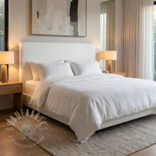 Lan predpran STONEWASHED PREMIUM white