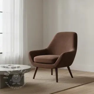 Samet VELVET LIGHT reddish brown