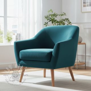 Samet VELVET LIGHT dark petrol