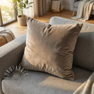 Samet VELVET STRETCH taupe