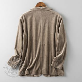 Samet VELVET STRETCH taupe