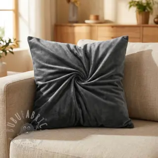 Samet VELVET STRETCH dark grey